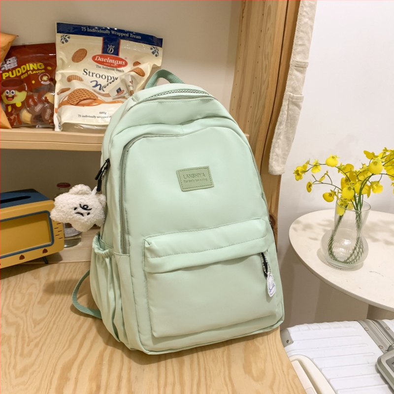 Νάιλον σχολική τσάντα με διαπνοή, αδιάβροχη, ελαφριά κατασκευή, καμπύλους ιμάντες ώμου και προστασία της σπονδυλικής στήλης