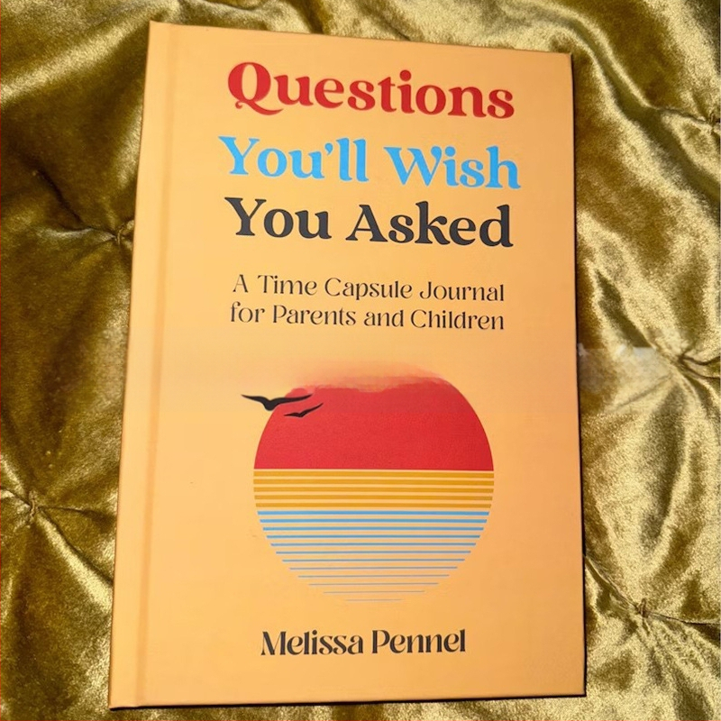 Σημειωματάριο δημιουργικού προγραμματισμού με ερωτήσεις – χαρτί, δέσιμο: άλλο, μοντέρνος μινιμαλισμός