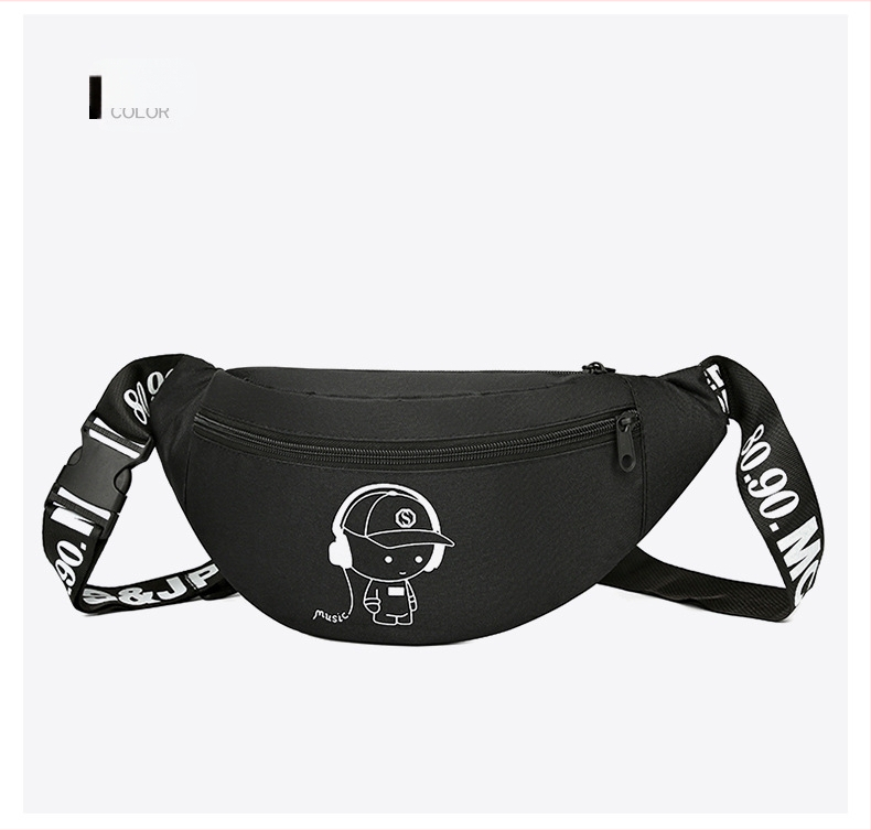 Vīriešu jostas soma – pilsētas vienkāršība, neilons, elpojoša, ļoti viegla, antibakteriāla, Liela ietilpība