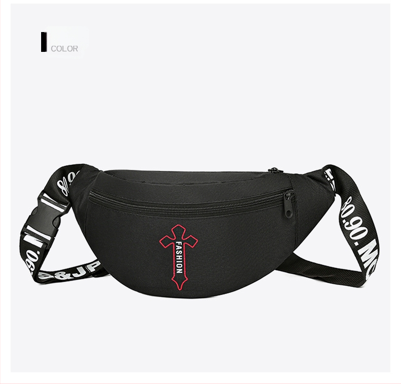 Vīriešu jostas soma – pilsētas vienkāršība, neilons, elpojoša, ļoti viegla, antibakteriāla, Liela ietilpība