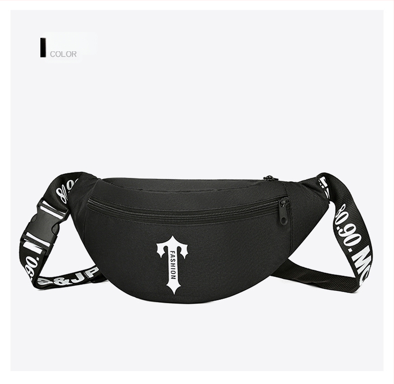 Vīriešu jostas soma – pilsētas vienkāršība, neilons, elpojoša, ļoti viegla, antibakteriāla, Liela ietilpība