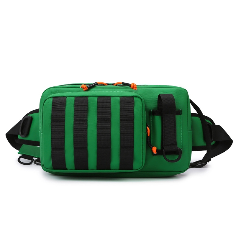 Sportinė juosmens krepšys lauko sportui, atspari vandeniui, unisex, nešiojama juosmeniu arba per petį, poliesteris