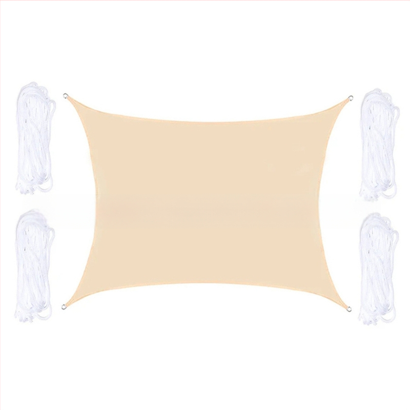 Hongtu Outdoor Taisnstūra saules aizseguma plēve ārējai lietošanai, poliestera audums, ūdensizturīgs PU-2000mm