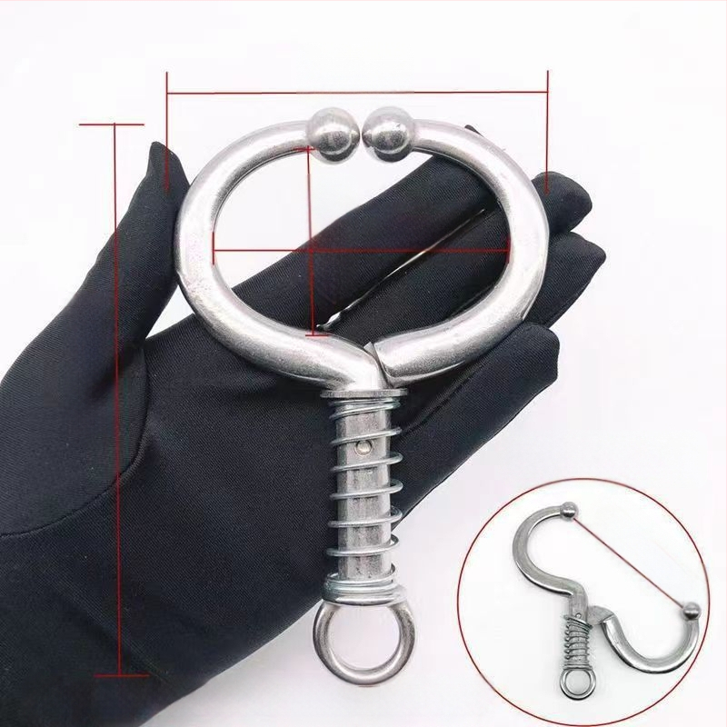 Govs deguna sprādze — spirāldeguna gredzens, vilkšanas instruments, deguna knaibles