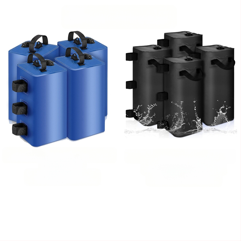 Palapinės vandens maišas su sustiprintu balastu, atspari vandeniui, 500D PVC tinklinio audinio, lauko naudojimui