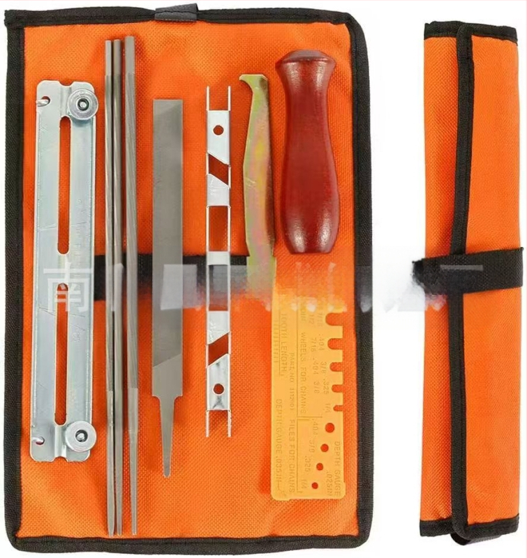 Σετ αρχείων για αλυσοπρίονο, χάλυβας, 9 τεμάχια, μήκος 200 mm, στρογγυλό διατομής, λεία δόντια