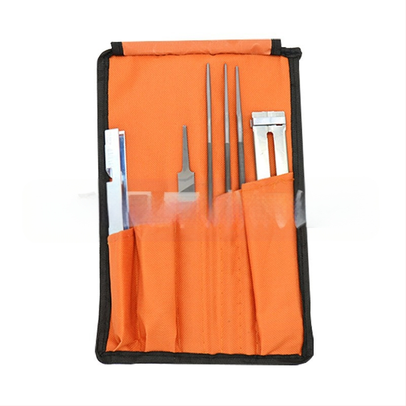 Σετ αρχείων για αλυσοπρίονο, χάλυβας, 9 τεμάχια, μήκος 200 mm, στρογγυλό διατομής, λεία δόντια