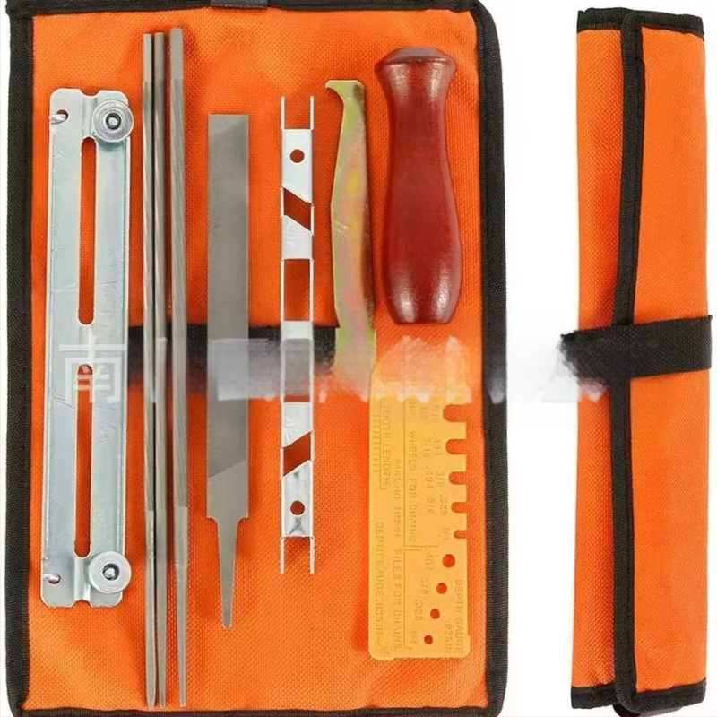 Σετ αρχείων για αλυσοπρίονο, χάλυβας, 9 τεμάχια, μήκος 200 mm, στρογγυλό διατομής, λεία δόντια