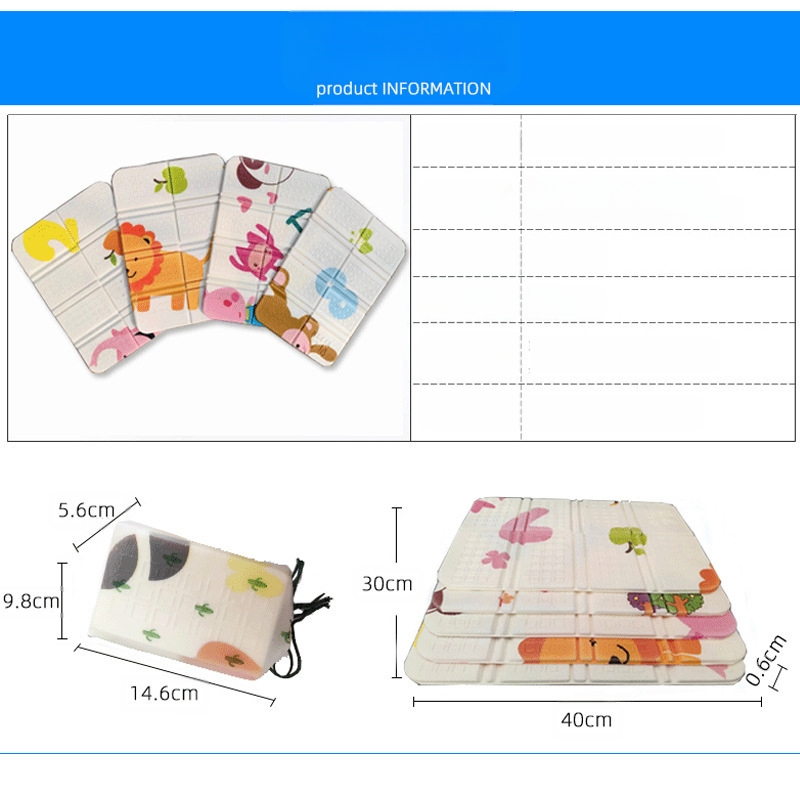 Mitrumizturīga piknika sega, neaudēts audums, 400 g, 5–6 cilvēkiem, modelis RT2356