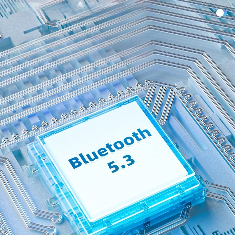 T1 bezvadu ausu austiņas ar galvas siksnu, Bluetooth 5.3, pārraides diapazons 10 m, akumulatora darbības laiks 8+ stundas, stereo skaņa