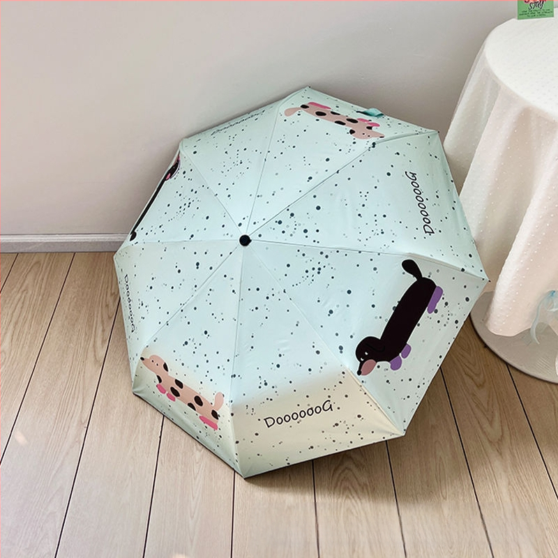 Pilnai automatinei lietaus ir saulės skėtis, sulankstomas, dviejų naudojimo, trijų dalių dizainas (Audinio medžiaga: Impact Fabric; Audinio danga: Black Glue; Rėmas: Geležis; Rankena: Geležis; Centro stulpas: Geležis)