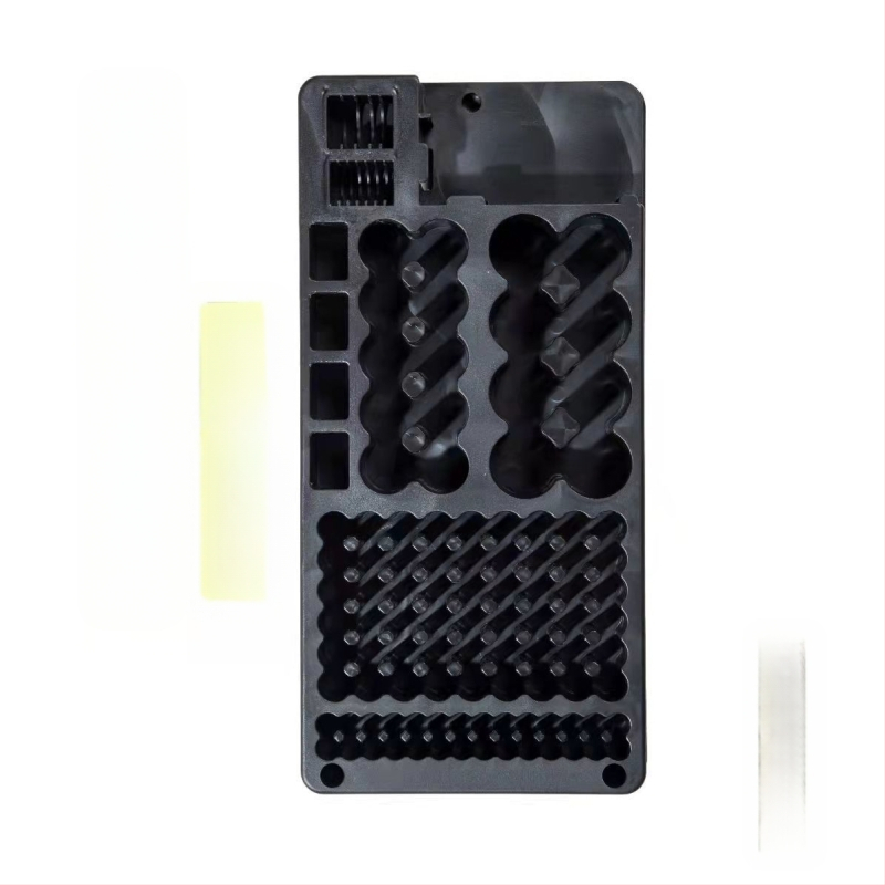 Кутия за съхранение на батерии с капак, 116 отделения, за батерийни клетки No.1, No.2, No.5, No.7 и 9V