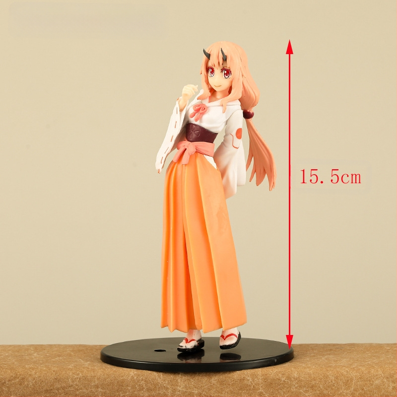 Пет PVC слайм фигури, модели, с аниме изображения, опаковани в торбичка, без сглобяване, подходящи за възраст 7–14 години