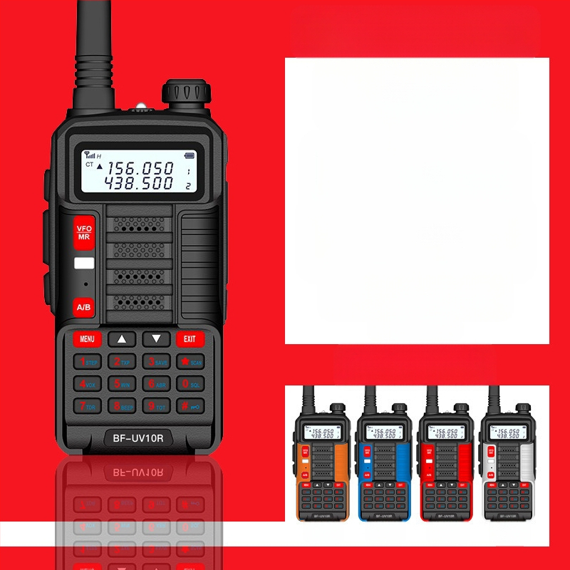 Baofeng BF-TR818UV Φορητό ραδιοσύστημα με ισχύ 10W, 128 κανάλια, εμβέλεια 5–10 χλμ, μπαταρία 8000 mAh, οθόνη LCD