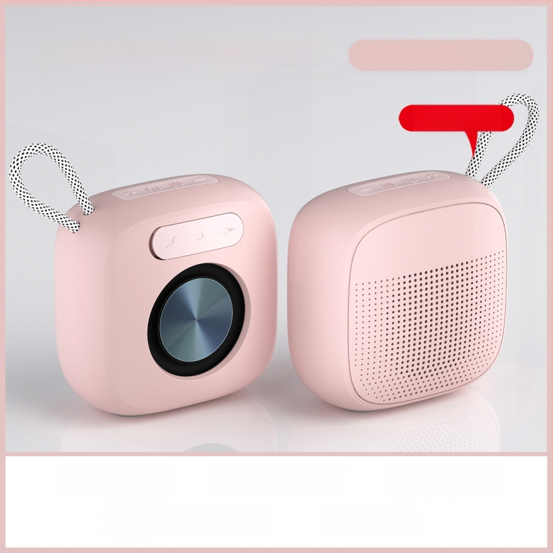 Ασύρματο Bluetooth ηχείο εξωτερικού χώρου, φορητό Macaron, με φωνητικές προτροπές, 5W, Bluetooth 5.3, ενσωματωμένη μπαταρία 300–500 mAh, 100 Hz–20 kHz, εμβέλεια 10 m