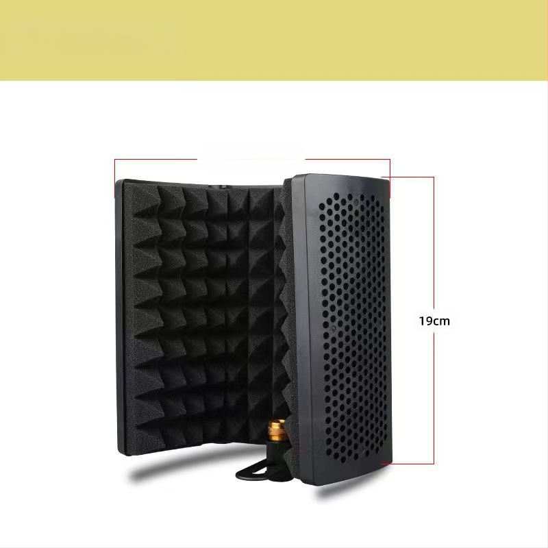 Ακουστικά Αξεσουάρ: YALIMIC Μίνι Κάλυμμα Ηχομόνωσης Μικροφώνου με Τρεις Θύρες