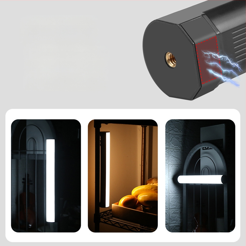 LED осветление за фотография и стрийминг на живо, преносимо RGB запълващо светило, модел PU4134, Puluz/Fat Cow, пластмасов корпус, тегло 0.576 кг, година 2022