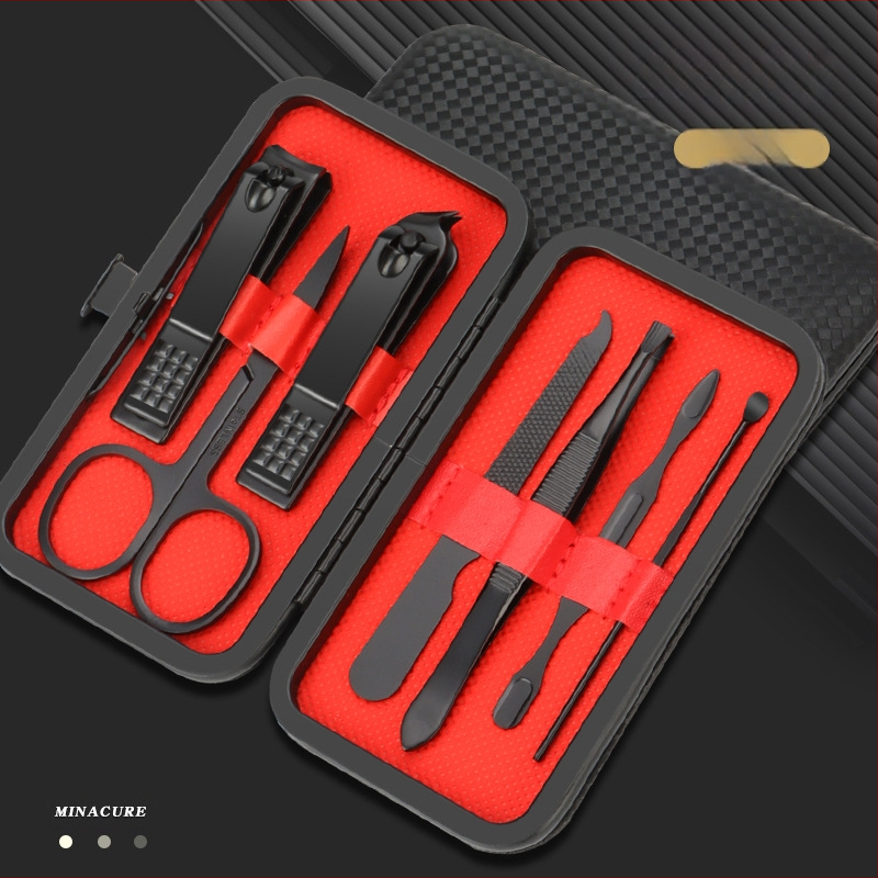 Σετ εργαλείων περιποίησης νυχιών – 24 τεμάχια, από ατσάλι άνθρακα και ανοξείδωτο ατσάλι, αρχείο νεκρού δέρματος, εργαλεία κοπής νυχιών