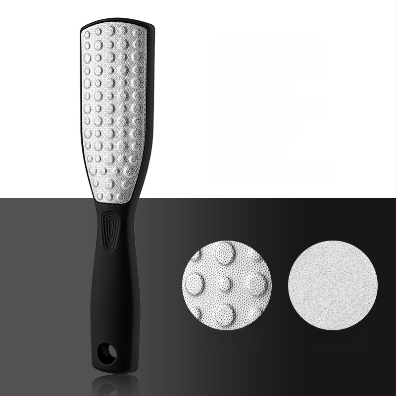 Διπλής όψεως λειαντής ποδιών από ανοξείδωτο ατσάλι, ABS/PP, εργαλείο περιποίησης ποδιών, μοντέλο SKU001362