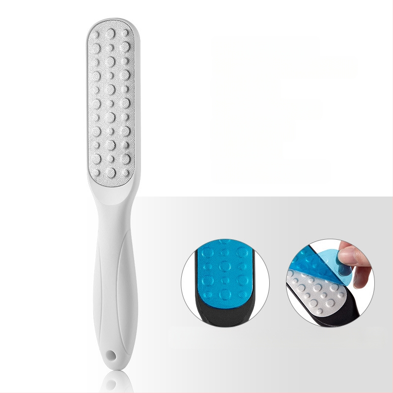 Διπλής όψεως λειαντής ποδιών από ανοξείδωτο ατσάλι, ABS/PP, εργαλείο περιποίησης ποδιών, μοντέλο SKU001362