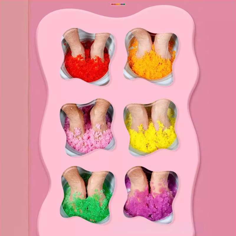 Соли за крака с лавандула — желе спа кристална кал за грижа за краката