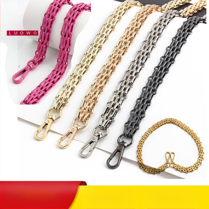 Penkių eilių metalinė grandinė pečių diržui – atspari dilimui, savo prekės ženklas, 2023 m. vasara