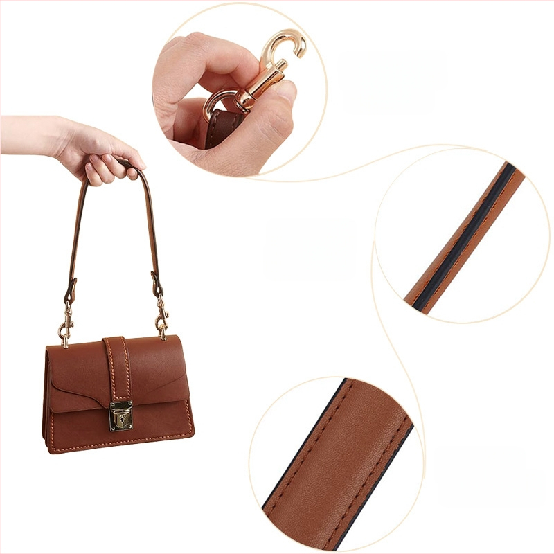 PU rankinės diržas, atjungiama pečių juostelė, vientisa spalva, siuvimas su aliejiniais kraštais, pritaikomas logotipas