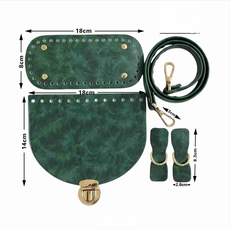 PU odos penkių dalių rankinės aksesuarų komplektas, vintage Europos–Amerikos stilius, ultra lengvas, pavasaris 2024