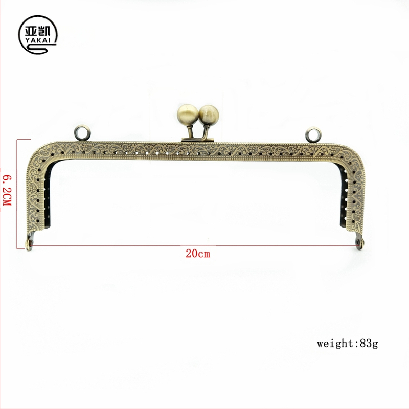 Yakai dzelzs bagāžas sprādze – ziedu raksts, metāla aksesuārs