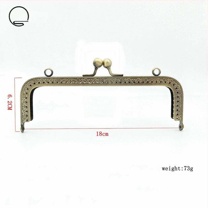 Yakai dzelzs bagāžas sprādze – ziedu raksts, metāla aksesuārs