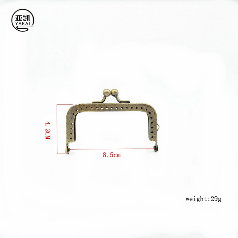 Yakai dzelzs bagāžas sprādze – ziedu raksts, metāla aksesuārs