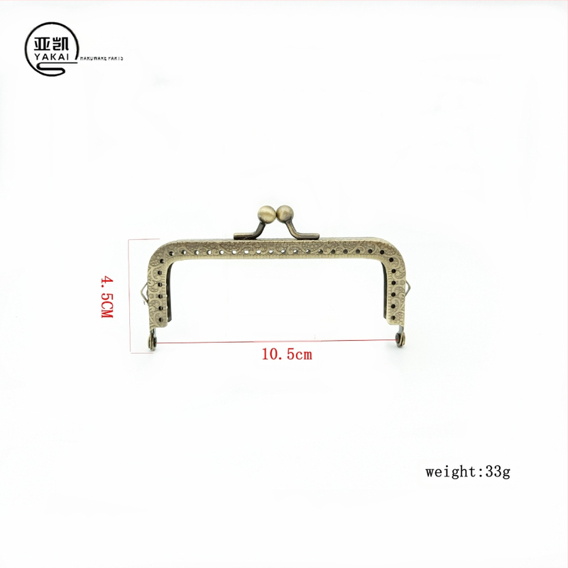 Yakai dzelzs bagāžas sprādze – ziedu raksts, metāla aksesuārs