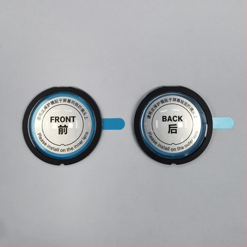 адхезивен панорамен защитен филтър за обектив Insta360 X3 — PC с висока твърдост, антидраскане, 0,7 г