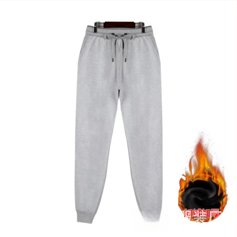 Pamukaste hlače slobodnog kroja s visokim strukom i vezicom za prilagodbu (95% pamuka)