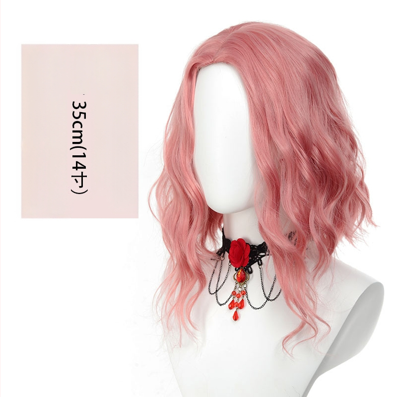 DM800 къса къдрава перука, жица с висока температура, механизъм, подходяща за боядисване