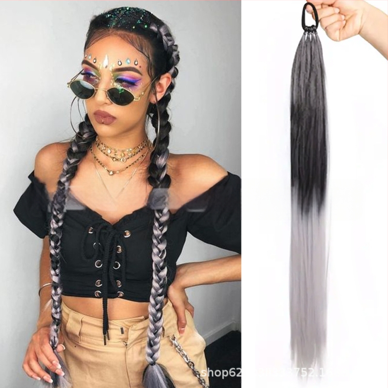 Poni parūka no termiski izturīgām šķiedrām, mehāniska konstrukcija, krāsošana un perm pieļauta