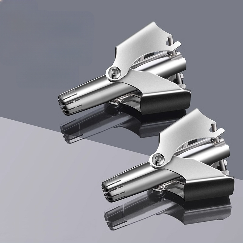 Longxi Τριμερ ρινικών τριχών, χειροκίνητος, ανοξείδωτο ατσάλι, πλήρως πλένεται, χωρίς μπαταρία