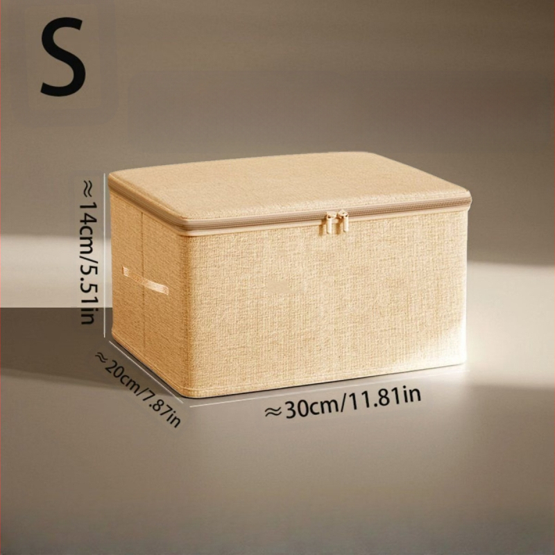 Drabužių saugyklos dėžė - Sulankstoma, Talpa 50 L, Medžiaga: kationinis audinys, Nešiojama, Dulkėms ir drėgmei atspari