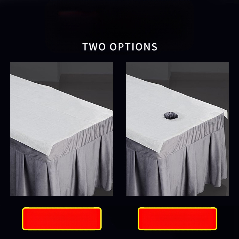 Еднократен чаршаф за козметични салони и хотели, удебелен нетъкан плат, дишащ с дупки, Fengyun Beauty