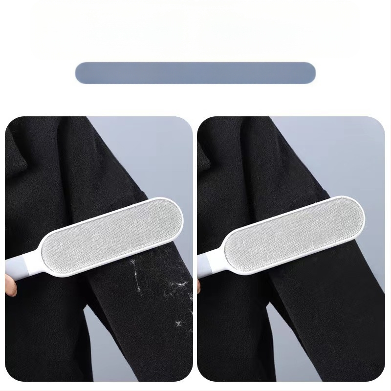 Statinis plaukų šalinimo šepetėlis – plastikinė konstrukcija, tinka drabužiams, paklodėms ir paltams; kilmė Zhejiang; pristatymas 2013 m. pavasarį; modernus paprastas stilius