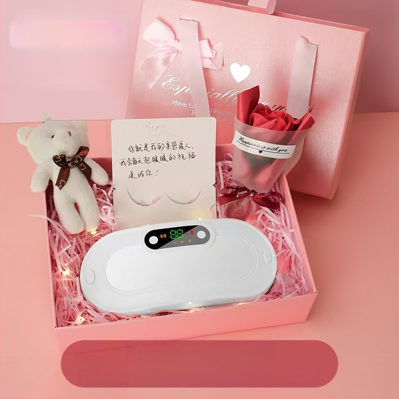 Grijajući pojas za trbuh s vibracijskim masažom, model Y20, punjivi, funkcija timera, temperatura 50–60°C