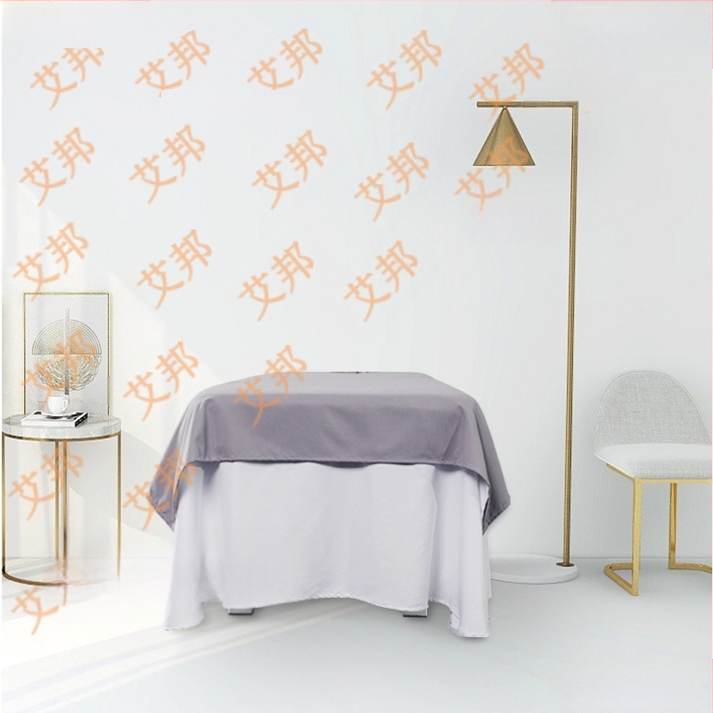 Aibang полиестер-памук спален чаршаф, еднотонен модел, реактивно печатане и боядисване, модерен минималистичен стил