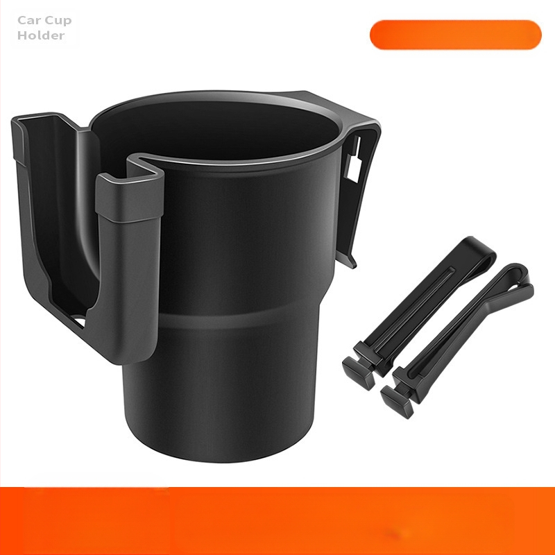 CHISHAN automobilinis daugiafunkcis puodelių laikiklis, montavimas į oro išleidimo angą, PP medžiaga, modelis Naujas puodelių dėklas, suderinamas su oro išleidimo angomis, sėdynės atlošu ir centrinė konsolė