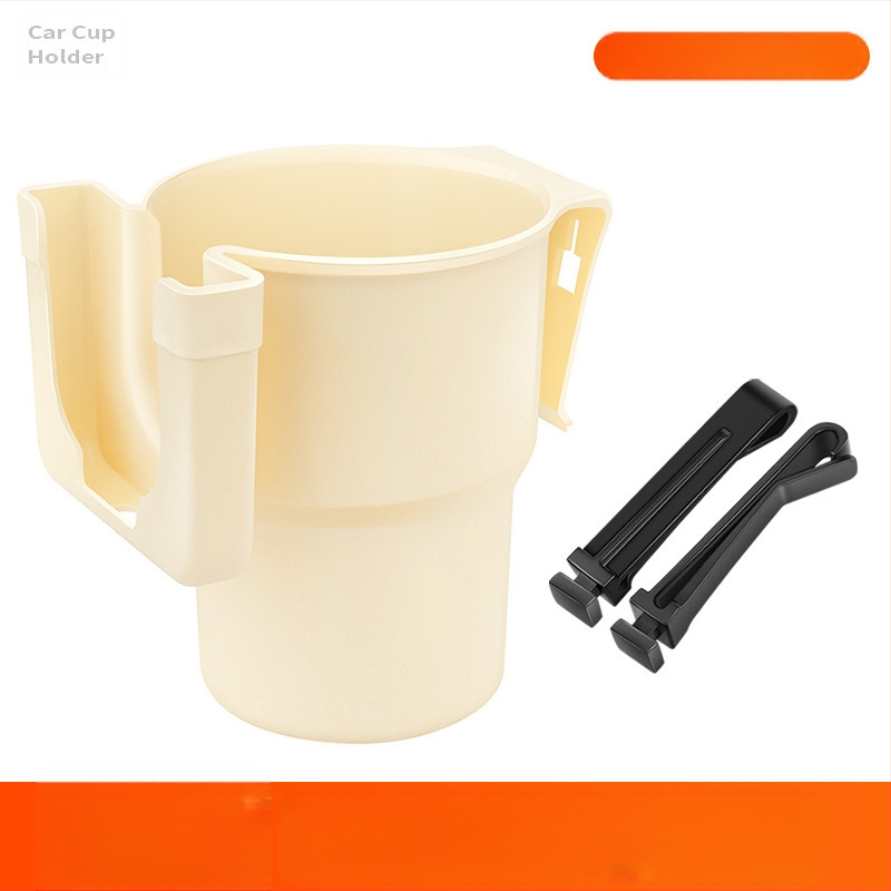 CHISHAN automobilinis daugiafunkcis puodelių laikiklis, montavimas į oro išleidimo angą, PP medžiaga, modelis Naujas puodelių dėklas, suderinamas su oro išleidimo angomis, sėdynės atlošu ir centrinė konsolė