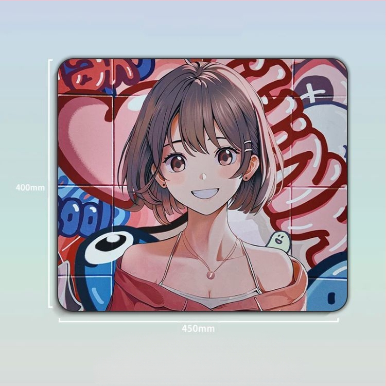 Pelės kilimėlis - mažas gumos kilimėlis, neslystantis, mechaninis apdirbimas, logotipas atspausdintas, pritaikoma pagal brėžinius