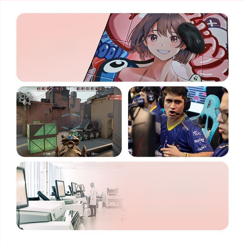 Pelės kilimėlis - mažas gumos kilimėlis, neslystantis, mechaninis apdirbimas, logotipas atspausdintas, pritaikoma pagal brėžinius