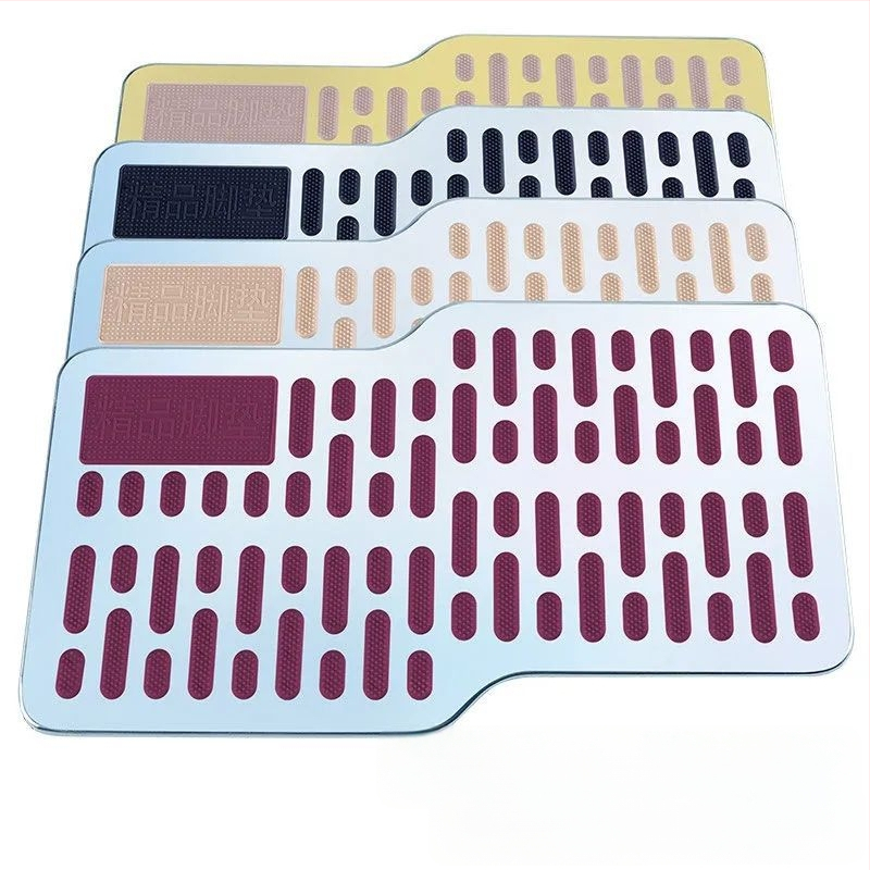 Педал за автомобил от неръждаема стомана, подложка за крак на водача, против подхлъзване, износоустойчива метална платка