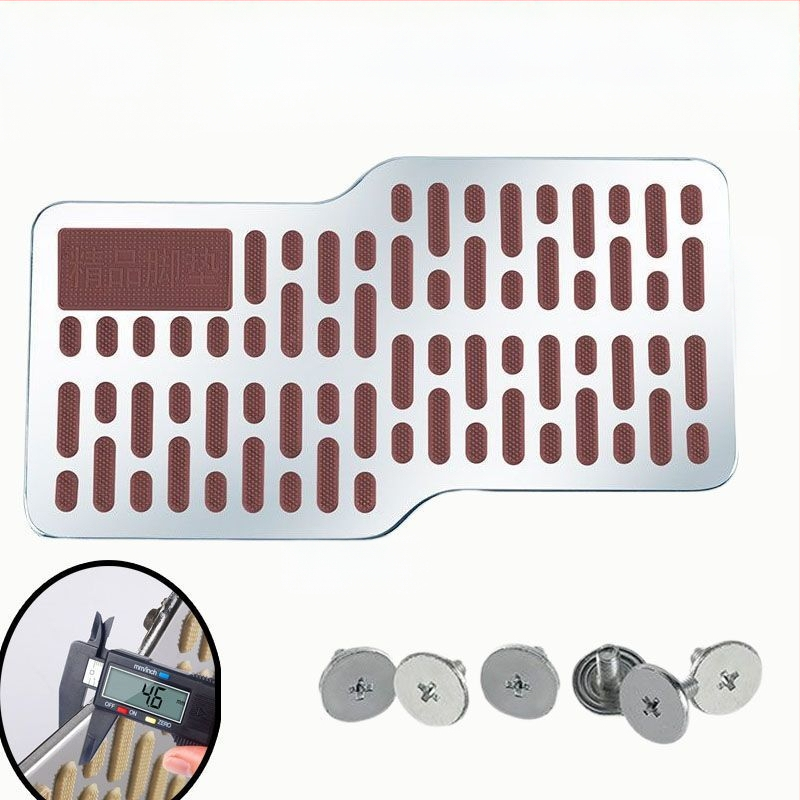 Педал за автомобил от неръждаема стомана, подложка за крак на водача, против подхлъзване, износоустойчива метална платка