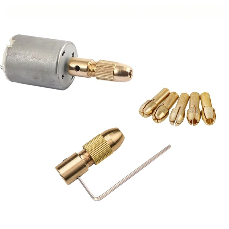 Мини електрически патронник за бормашина със самозатягаща глава; подходящ за ръчна бормашина за дървообработване; Материал: сандалово дърво