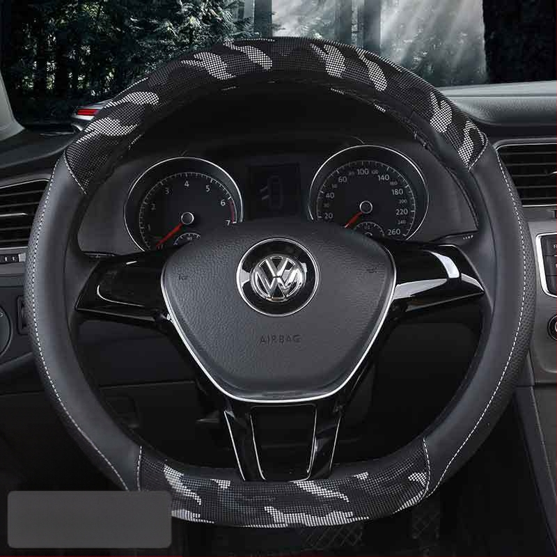 Kamufliacinis 3D spausdintas vairo dangtis, originalus stilius, PU oda, universalus suderinamumas daugumai automobilių, prekinis ženklas 8090